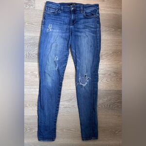 JOE'S Women's Marist Distressed Mid-Rise Soft Wash Skinny Ankle Jeans Size 29